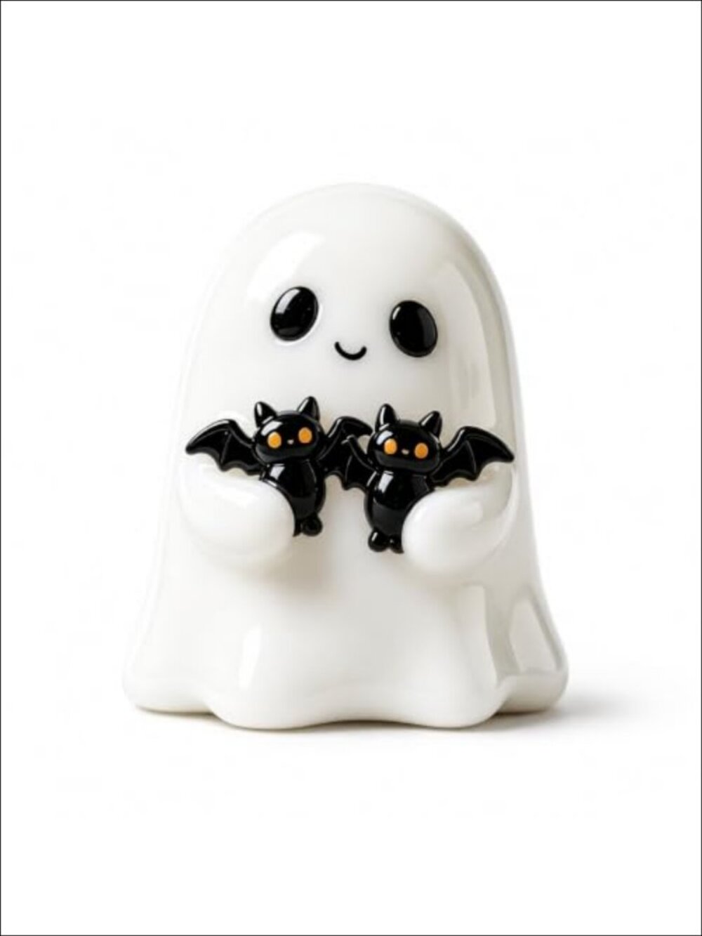 Halloween Ghost Figurines Set Shining in Dark Night Tabletop Ornaments